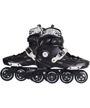 Adult Inline Skates for Street Urban- Black Men 9 /Women 9.5 - Beginner Outdoor Speed Skates - Buy Online on SooperMarket.com