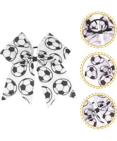 minkissy Elastic Ponytail Holder Soccer Hair Tie Soccer Hair Bow Tie Soccer Hair Accessory for Girl - Buy Online on SooperMarket.com