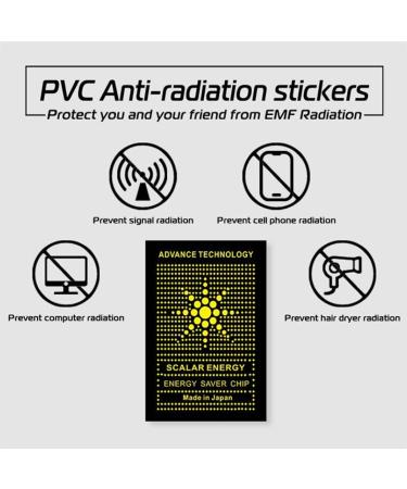 Cell Phone Health Care PVC Anti Radiation Shield Stickers 5G EMF Protection Negative Ion Energy Quantum Neutralizer Scalar Sticker 16PCS - Buy Online on SooperMarket.com