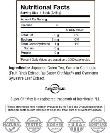 Lean + Green Premium 100% Sencha Green Tea with Super Citrimax & Gymnema Sylvestre - 24 ct for Weight Management, Appetite Control, and Sugar Balance | Javita - Buy Online on SooperMarket.com
