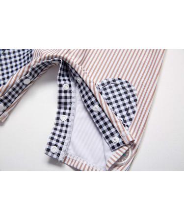 BONVERANO Baby Boys Long-Sleeve Swimsuit | UPF 50+ Sun Protection | 3-6 Months - Buy Online on SooperMarket.com