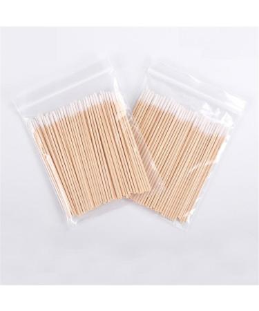 100Pcs Pointed Cotton Swabs Wooden Handle - Makeup Health Medical Ear Jewelry Clean Sticks Buds Tips - Buy Online on SooperMarket.com