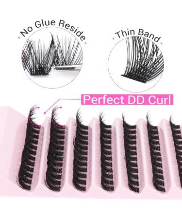 Lash Clusters 120Pcs DIY Individual Eyelash Extensions Natural Look D Curl 8-16MM - Charming - Buy Online on SooperMarket.com