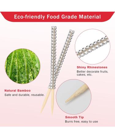 10+10 Candy Apple Kits AngleKai 10Pcs Bling Candy Apple Sticks/ 10Pcs Candy Apple Boxes/ 25 Yard Ribbon Rhinestone Caramel Apple Sticks Clear Candy Apple Boxes with Hole Silver White - Buy Online on SooperMarket.com