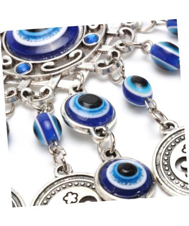ABOOFAN Home Decor Glazed Eye Pendant Glass Charms Family Protection Charm Wall Hanging Ornaments Household As Shown 23X5cm - Buy Online on SooperMarket.com