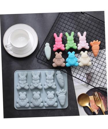 Alipis 2pcs Silicone Cake Mold Clay Molds Candy Molds Easter Themed Molds DIY Baking Moulds Candy Decor Baking Accessory Silicone Molds Crystal Cupcake Chocolate Accessories Silica Gel - Buy Online on SooperMarket.com