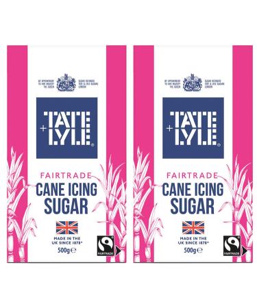 2 x 500g Cane Icing Sugar Cooking Baking Cup Cake Pancake Butter Cream Muffin