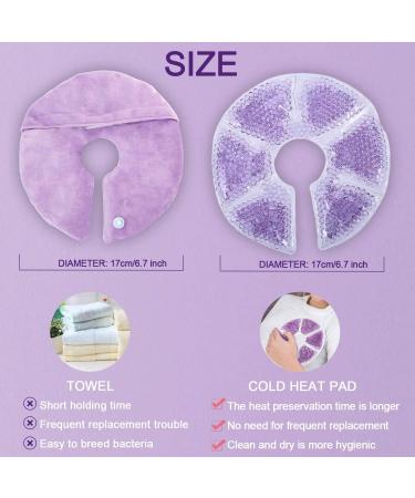 Gytera Hot Cold Breast Therapy Pads - Breastfeeding Essentials for Mastitis Relief & Postpartum Recovery - Reusable & Microwaveable - Buy Online on SooperMarket.com