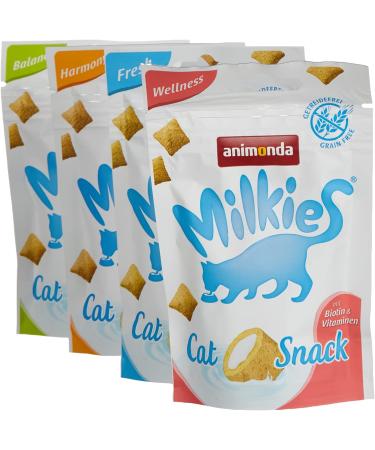 Buy Animonda Milkies Grain-Free Cat Snack - Crispy Pillows Selection Mixpack (6 x 30g) - Healthy Treats for Cats - Buy Online on SooperMarket.com