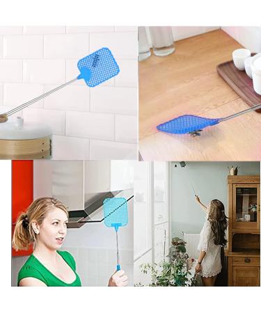 Olakin Extendable Fly Swatter - Effective Insect Catcher for Flies Mosquitoes & Pests - Blue | International Shipping Available - Buy Online on SooperMarket.com