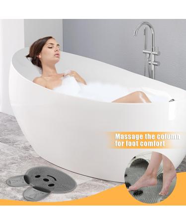 Foot Scrubber Mat with Non-Slip Suction Cups Silicone Foot Scrubber in Shower Hands-Free Foot Cleaner for Shower Cute Rabbit Shape Foot Washer - Buy Online on SooperMarket.com