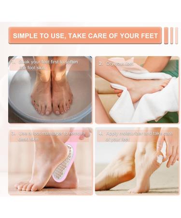 VOCOSTE Foot File Foot Rasp Stainless Steel Pedicure Scraper 8.66" Pink - Buy Online on SooperMarket.com