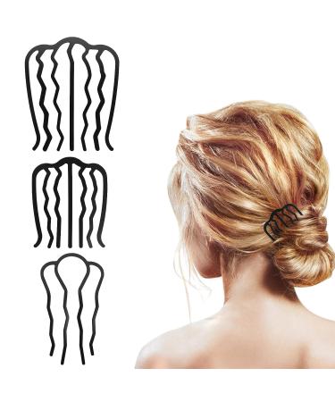 Vintage Meatball Hair Styling Tool Set - 3 PCS Hair Fork Clip & Combs for Updo Bun - Women's Hair Accessories - Buy Online on SooperMarket.com