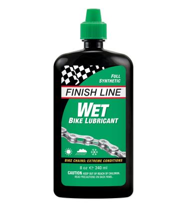 Finish Line Wet Bike Lubricant 8 oz Squeeze Bottle