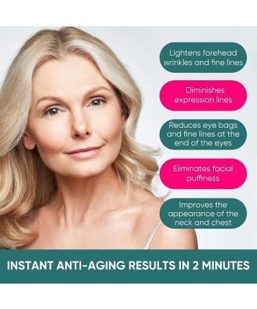 Instant Face Lift Cream with Hyaluronic Acid - Anti-aging Serum for Fine Lines, Wrinkles, and Sagging Skin - 2 Minute Results - Buy Online on SooperMarket.com
