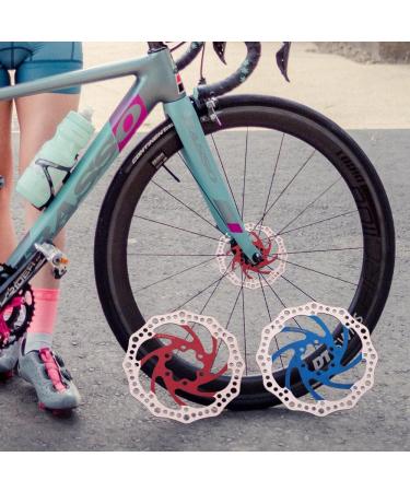 Boenoea 140mm Silver Bicycle Disc Brake Rotor for MTB Mountain Road Bikes - 6 Bolts Included - Buy Online on SooperMarket.com