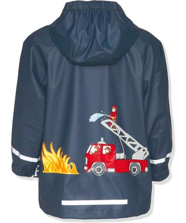 Playshoes Unisex Kid's Fire Department Raincoat - Size 98 | Windproof & Waterproof Rainwear - Buy Online on SooperMarket.com