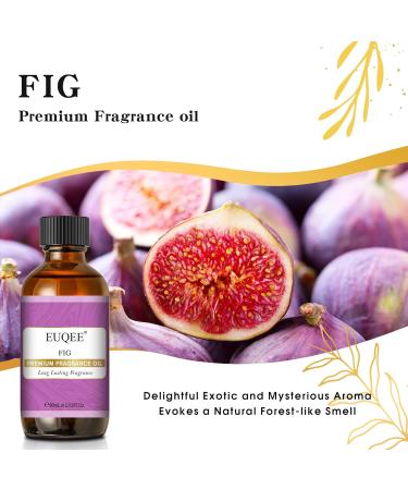 EUQEE Fig Fragrance Oil 60ml - Premium Grade Aromatherapy Essential Oil for Diffusers and DIY Candle Making - Buy Online on SooperMarket.com