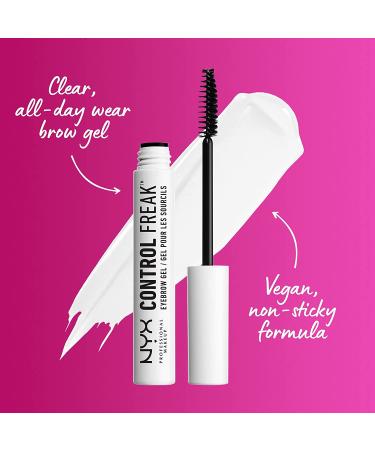 NYX Control Freak Clear Eyebrow Gel - Long-lasting Hold & Control - Buy Online on SooperMarket.com