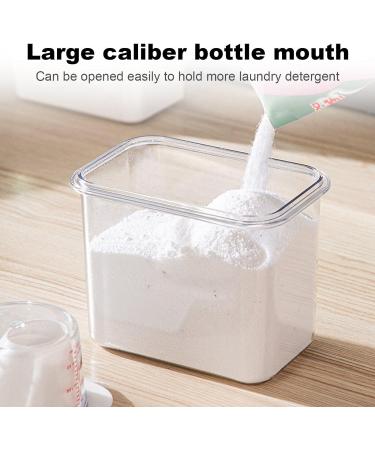 1100ml Laundry Detergent Dispenser Large Capacity Liquid Detergent Dispenser with Measuring Cup Washing Powder Container - Buy Online on SooperMarket.com