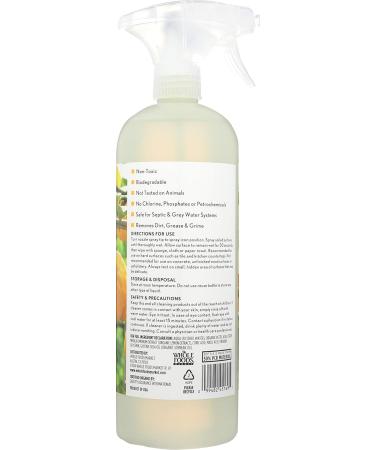 Buy Whole Foods Market Organic All-Purpose Cleaner Lemon Zest 32 fl oz - Eco-Friendly International Shipping - Buy Online on SooperMarket.com