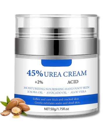 Tongyend Urea Foot Cream Cracked Heel Repair Cream 45% Urea Cream for Feet Callus Remover For Dry And Hard Skin Hydrates and Softens Dry Feet Callus Remover Nourishes Soften For Feet Knees Hand