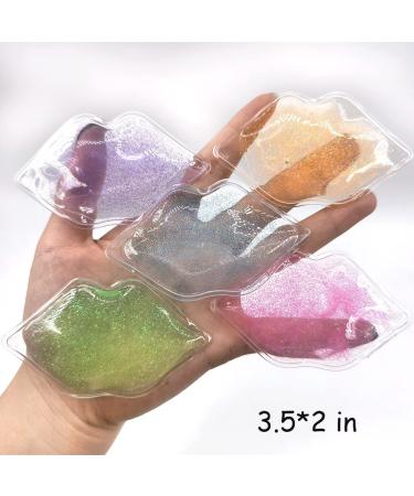 Mini Gel Ice Pack for Lip and Eye Injuries - Hot & Cold Compress for Pain Relief, Swelling Reduction, Dark Circle Reduction, and Anti-Aging - Perfect Gift for Women (Multicolored) - Buy Online on SooperMarket.com