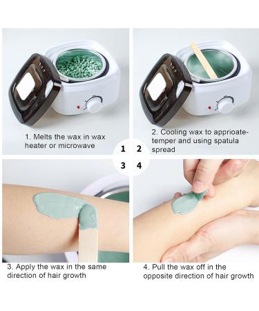 Hard Wax Pearls for Hair Removal - 150g Green Wax for Men & Women | Bulk Brazilian Wax for Armpits Back & Chest - Buy Online on SooperMarket.com