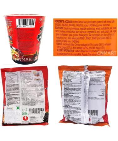 Samyang Hot Chicken Top Spicy Ramen Instant Noodle Challenge Pack of 40 | Self Customised Assorted Flavours From Wide Range Tastes  - Buy Online on SooperMarket.com