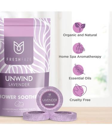 Fresh Faze Lavender Shower Steamer - Organic Aromatherapy Shower Bombs for Women - Buy Online on SooperMarket.com