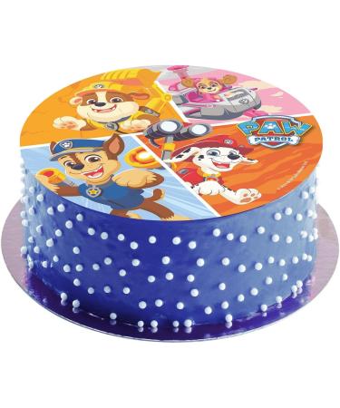 dekora Paw Patrol Wafer Disc for Cake Edible Cake Topper for Children's Birthday Cake Round 20 CM - Buy Online on SooperMarket.com