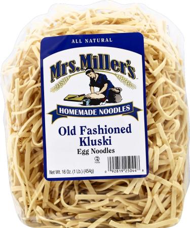 Mrs. Miller's Homemade Old Fashioned Egg Noodles, Kluski, 16 OZ (Pack of 1)