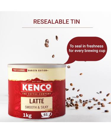 Kenco Latte Instant Coffee 1kg Tin - French Vanilla Flavoured - Buy Online on SooperMarket.com