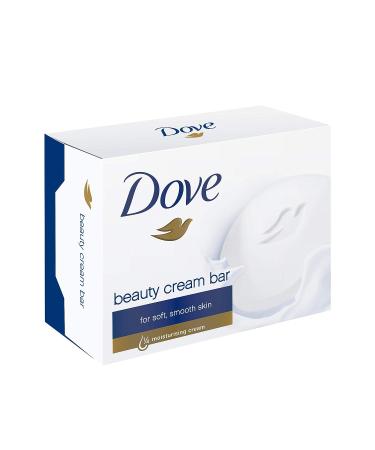 Dove White Moisturizing Cream Beauty Bar - 3.5 oz | Hydrating Gentle Cleanser - Buy Online on SooperMarket.com