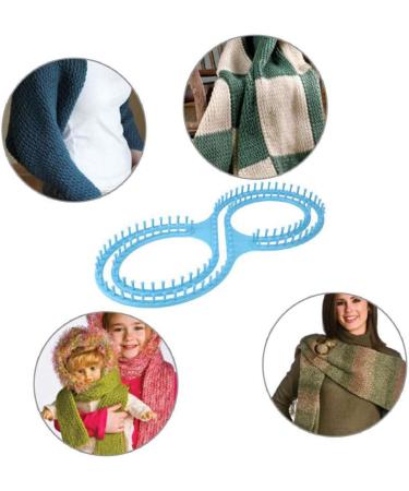 WAYION 55 Afghan Serenity Loom Knitting Board Weave Kit - Step by Step Instructions - Ideal for Experienced Knitters - Blue/Pink - Buy Online on SooperMarket.com
