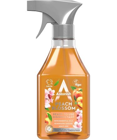 Dr. Beckmann Carpet Stain Remover | Removes New and Dried-in Stains | Includes Applicator Brush 650 ml & Astonish Peach Blossom Ready to Use Disinfectant Spray 550ml - Buy Online on SooperMarket.com