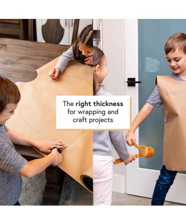 Kraft Paper Roll 30'' x 1800'' (150ft) Brown MEGA Roll - Made in USA 100% Natural Recycled Material - Perfect for Packing Wrapping Butcher Craft Postal Shipping Dunnage and Parcel Brown 30" X 150' - Buy Online on SooperMarket.com