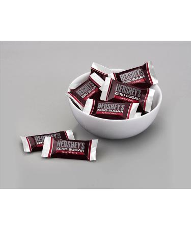HERSHEY'S SPECIAL DARK Zero Sugar Chocolate Candy Bars  Individually Wrapped  Aspartame Free  3 oz  Bags (Pack of 12) - Buy Online on SooperMarket.com