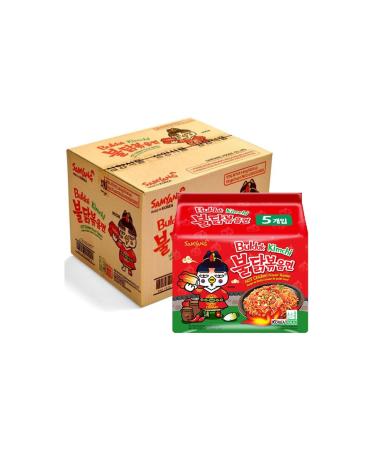 Samyang Kimchi Flavour Hot Chicken Noodle Ramen (Pack of 40) by CNMART