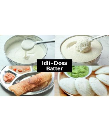 Anna's Dosa & Idli Batter 1KG |Wet Mix | Instant Rice Dosa Breakfast Mix | Pure Veg South Indian Breakfast Mix | 100% Natural Ingredients (Pack of 2) - Buy Online on SooperMarket.com