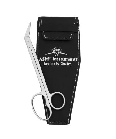 ASM Nail Scissors - Long Handled Sharp Nail Clippers Cutters for Fingernail & Toenail Extra Long Thick Toe Nail Scissors Clippers Cutters Chiropody Podiatry Pouch