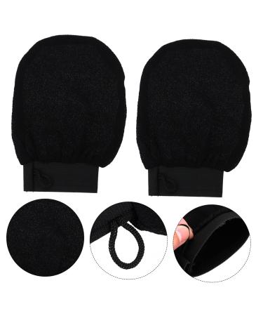 Shop Mikinona Exfoliating Bath Gloves - 1 Pair Scrubber Mitts for Spa & Shower | International Shipping Available - Buy Online on SooperMarket.com