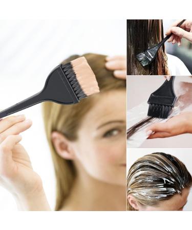 TRIXES 4PC Hair Dye Kit - Professional Hair Colour Bowl and Brush Set for Home or Salon Use - Black - Buy Online on SooperMarket.com