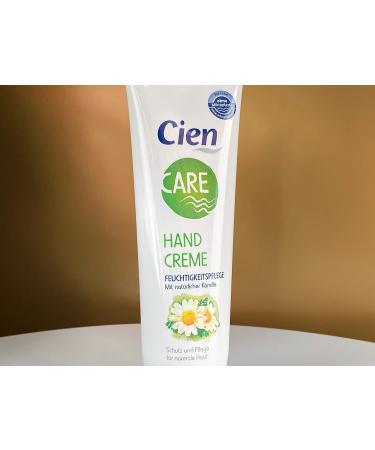 Cien CARE Hand Cream 125ml - Moisture & Care with Natural Chamomile (3-Pack) - Hydrating Hand Moisturizer for Soft Skin - Buy Online on SooperMarket.com