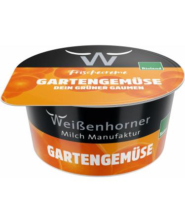 Weißenhorner Milch Manufaktur Bioland FrischeCreme Garden Vegetables (6 x 150 gr)