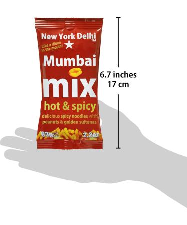 New York Delhi Mumbai Mix (12 x 63g) Spicy noodle snack Bombay Mix  - Buy Online on SooperMarket.com