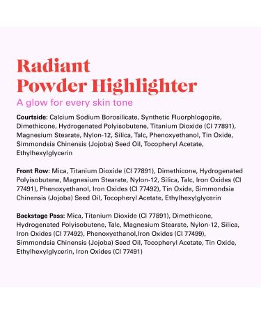 PYT Beauty Radiant Powder Highlighter - Front Row Champagne | Vegan, Hypoallergenic, Cruelty-Free - 1 Count - Buy Online on SooperMarket.com