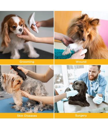 BONTHEE Soft Dog Cone Alternative After Surgery Dog Cone Collar for Small Dogs Adjustable Dog Recovery Collars for Pet Lightweight E-Collars for Dogs Elizabethan Collar for Dogs Stop Licking(XL) S Yellow - Buy Online on SooperMarket.com