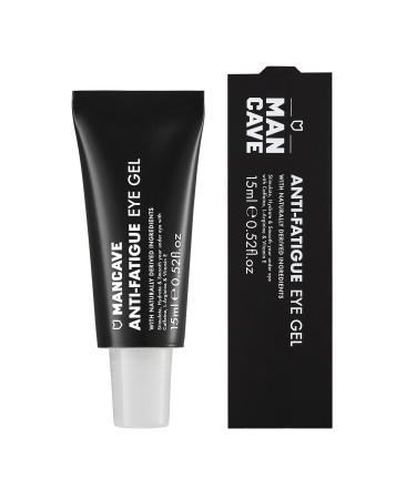 ManCave Caffeine & Vitamin E Anti-Fatigue Eye Gel 15ml Target dark circles and fight against fine lines Natural Formulation Vegan Friendly Rejuvenates Tired Eyes Made in England