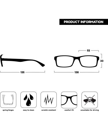 Buy Schwarz Landrail Fort Sightness Designer Reading Glasses M92-1 -1.00 | Stylish Optical Performance for Men & Women | International Shipping Available - Buy Online on SooperMarket.com